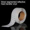 High visibility heat transfer reflective film